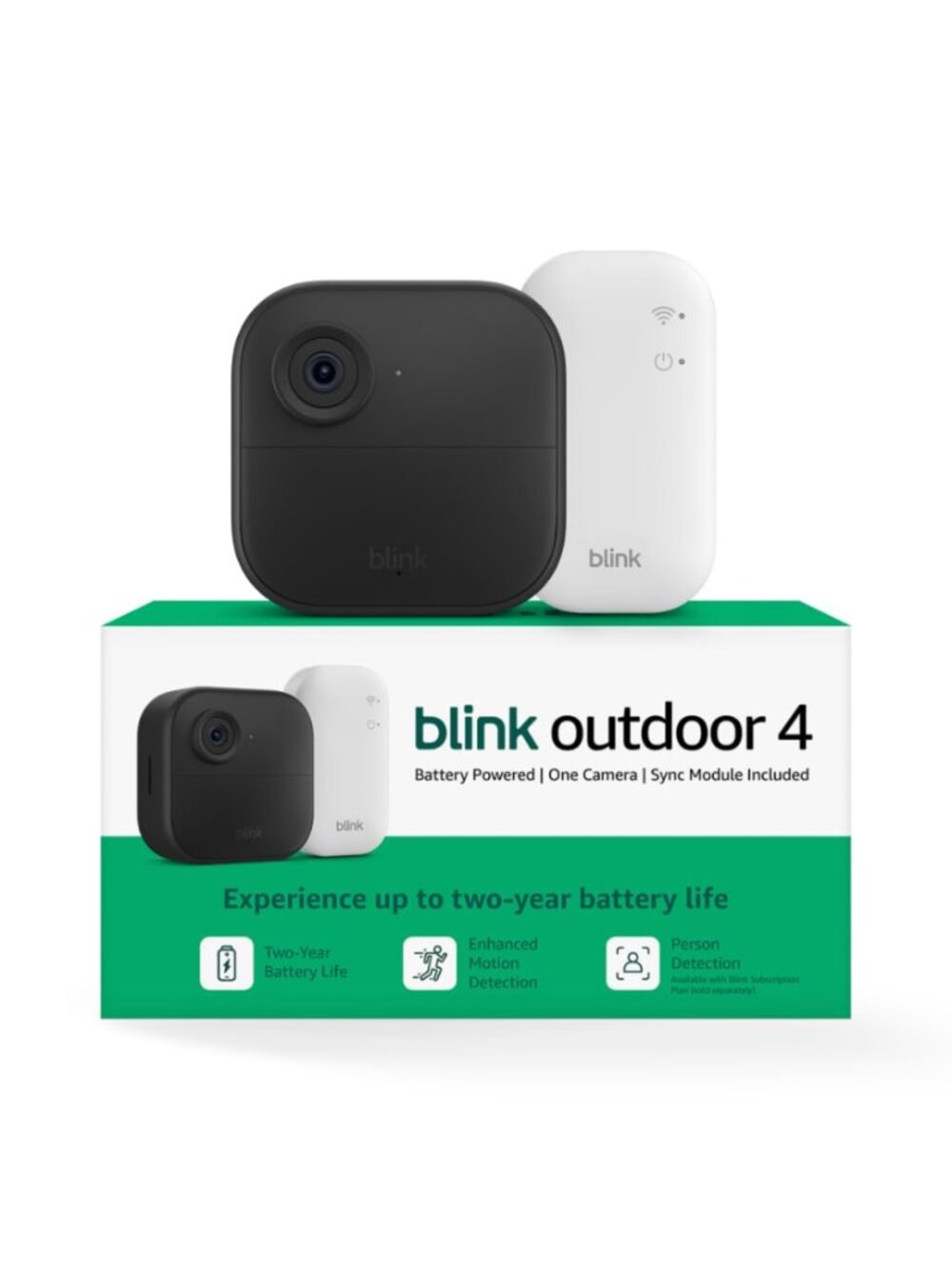 Blink Outdoor 4 – Wireless Smart Security Camera + Sync Module Core